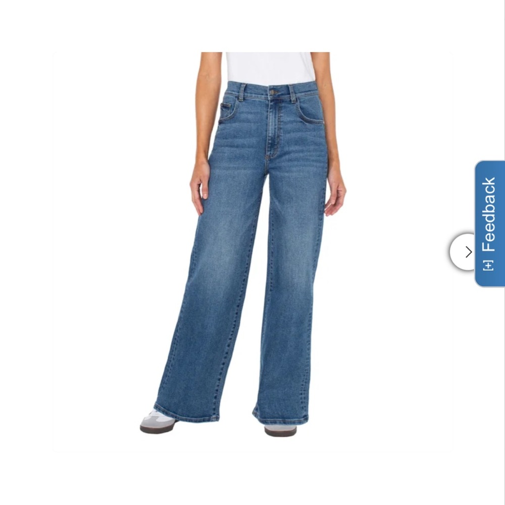 Well Worn Wide Leg Jeans